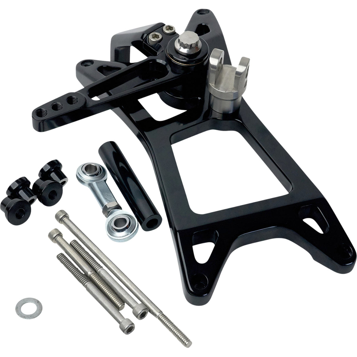 Speed Merchant Mid Controls Without Pegs Black - SM-M8FLMIDWOPBK For Harley Touring 2017-2023