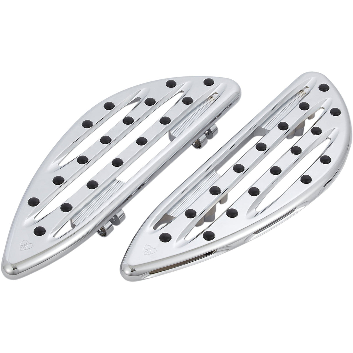 Arlen Ness Deep Cut Floorboards Driver Chrome - 06-838 For Harley Motorcycles 1980-2026