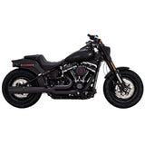 Vance & Hines Pro Pipe 2-Into-1 Exhaust System Black - 47387 For Harley Softail 2018-2024