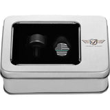FIGURATI DESIGNS 0820-0209 FD72-SEAT KN-BK Seat Mounting Knob black - green line american flag