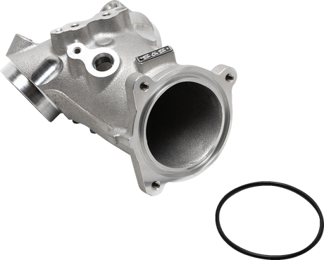 Intake Manifold - M8 - 55 mm - Silver - 1050-0468