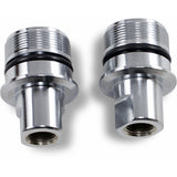 Drag Specialties Chrome Fork Tube Plugs And Caps Lower Chrome For Harley Motorcycles 1977-2017