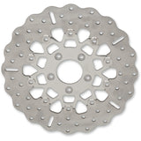 EBC FSD Series Stainless Steel Front Brake Rotor For Big Twins Polished Carrier - FSD027C For Harley Motorcycles 2000-2014