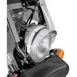 SHOW CHROME 2001-0417 53-429 Universal 7" Headlight Visor 7" Headlight Visor - Chrome