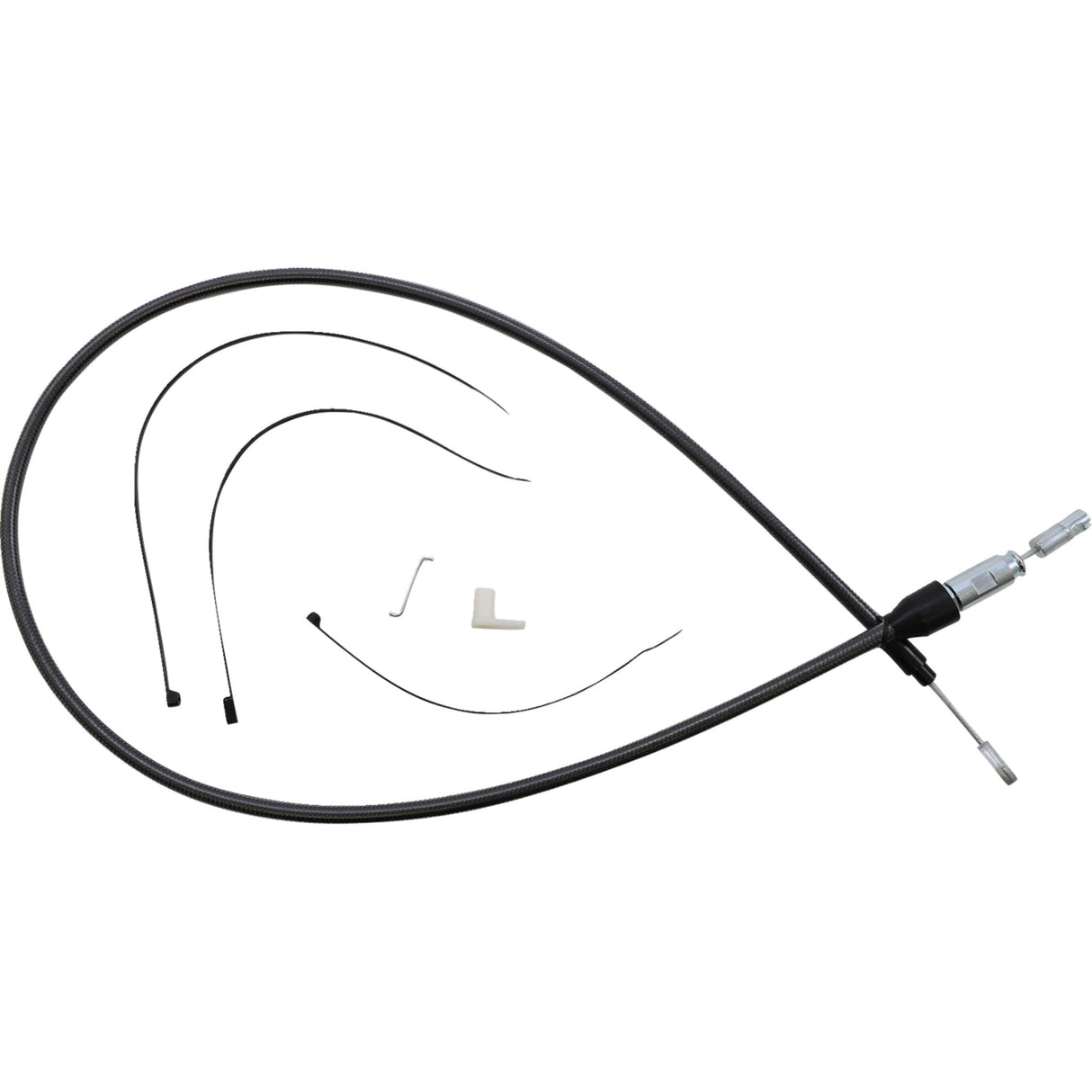 Magnum Shielding Black Pearl™ Quick Connect Upper Clutch Cable 46" - 423412HE For Harley Motorcycles 2018-2024
