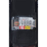 Custom Dynamics LED Radius License Plate Frame Black - TF06-BCM-B For Harley Touring 2014-2025