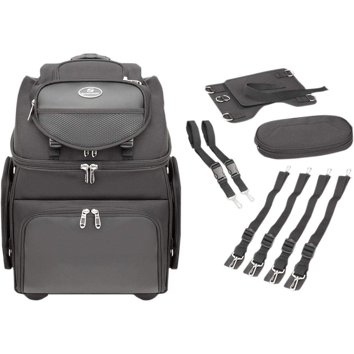 Saddlemen BR4200 Sissy Bar Bag Black - EX000926