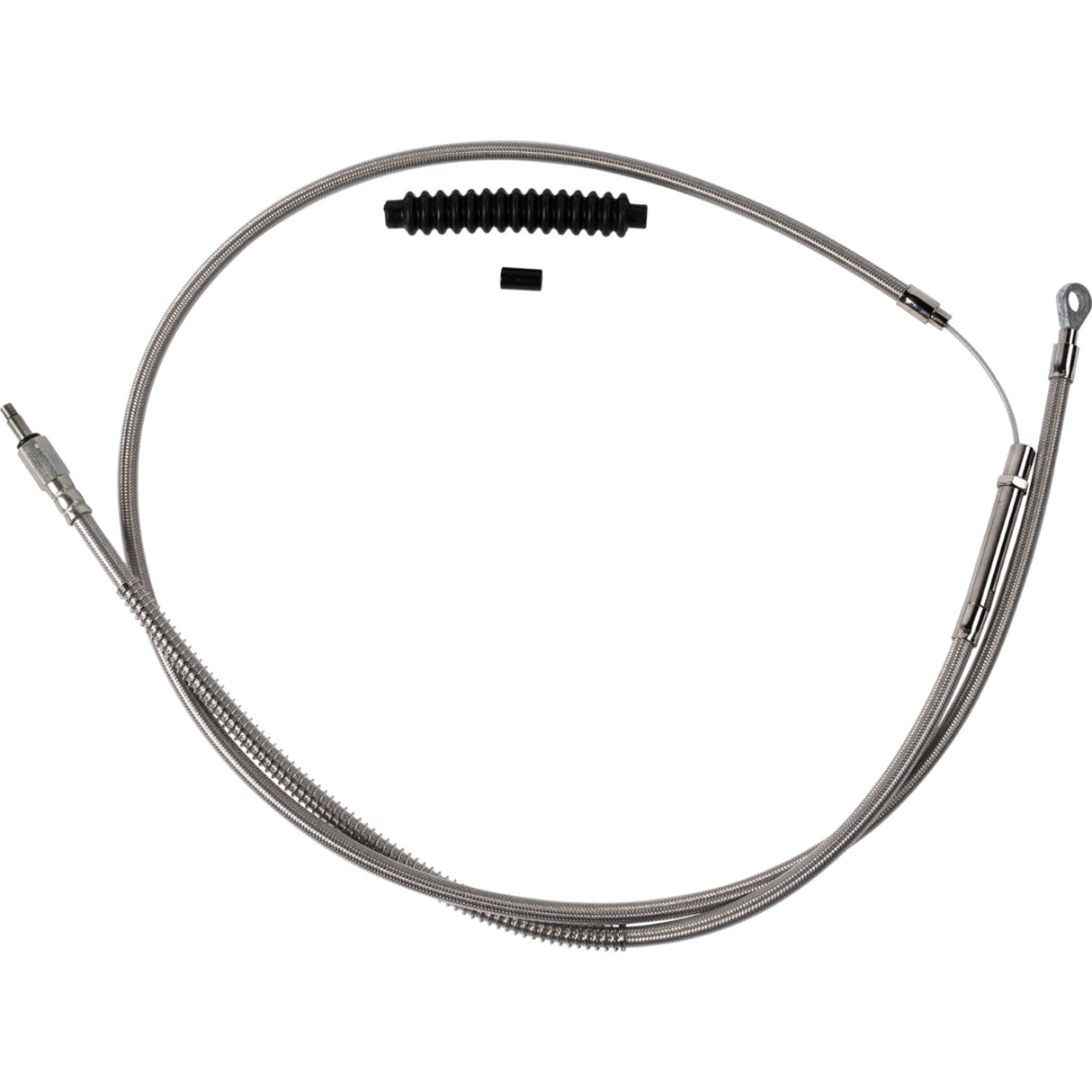 Barnett High-Efficiency Stainless Steel Clutch Cable For Harley-Davidson +8" - 102-30-10067-8 For Harley Touring 2021-2025