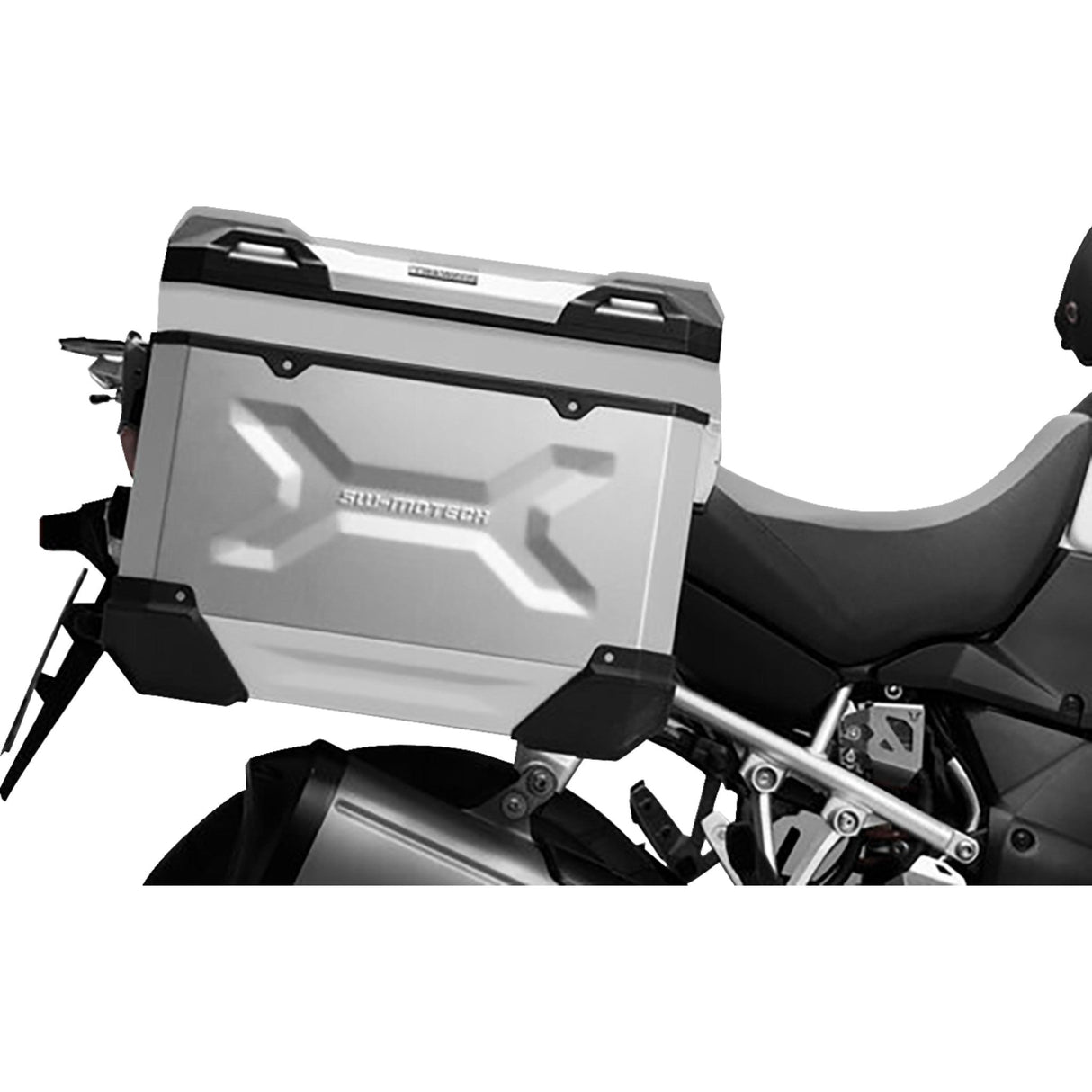 SW-MOTECH 3580-0424 KFT.04.333.70002/S TRAX ADV Aluminum Case System silver - ktm adventure 1050/1090/1190/super adventure 1290 '13-'20
