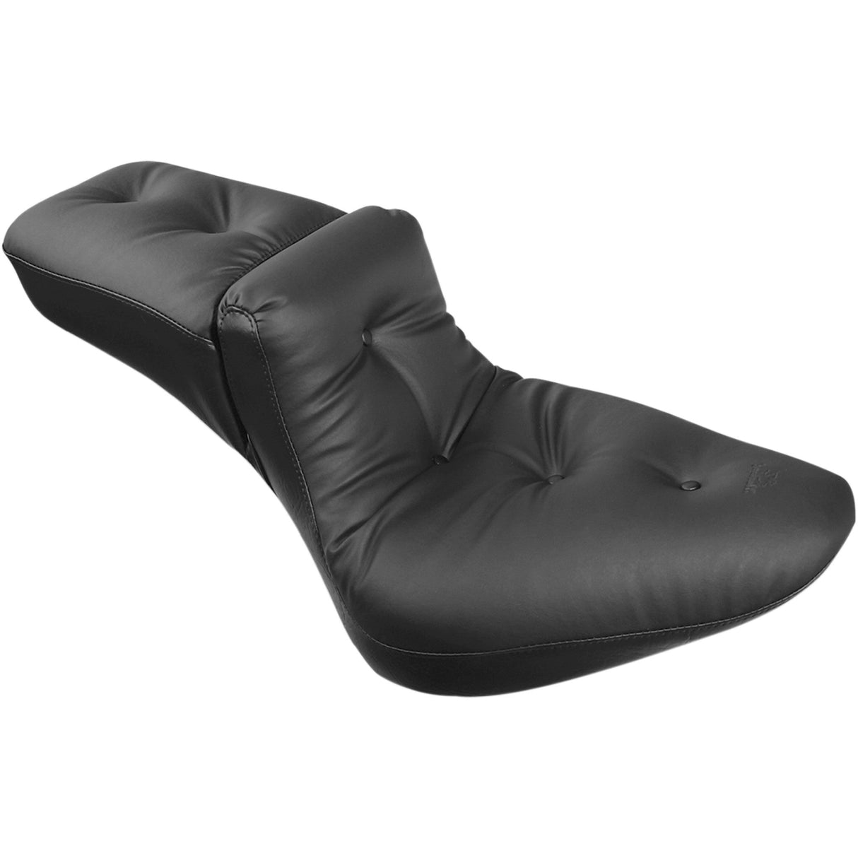 Mustang Regal Duke Pillow 2-Up Seat - 75050 For Harley Softail 2000-2007