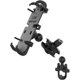 RAM MOUNTS 0636-0158 RAM-B-149ZA-PD4 Quick Grip Phone Mount with U-Bolt Base Phone Mount - XL - Quick Grip™ - U-Bolt Base