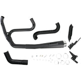 Bassani Xhaust Road Rage 2-Into-1 Exhaust System - 1D5250B For Harley Dyna 1991-2017