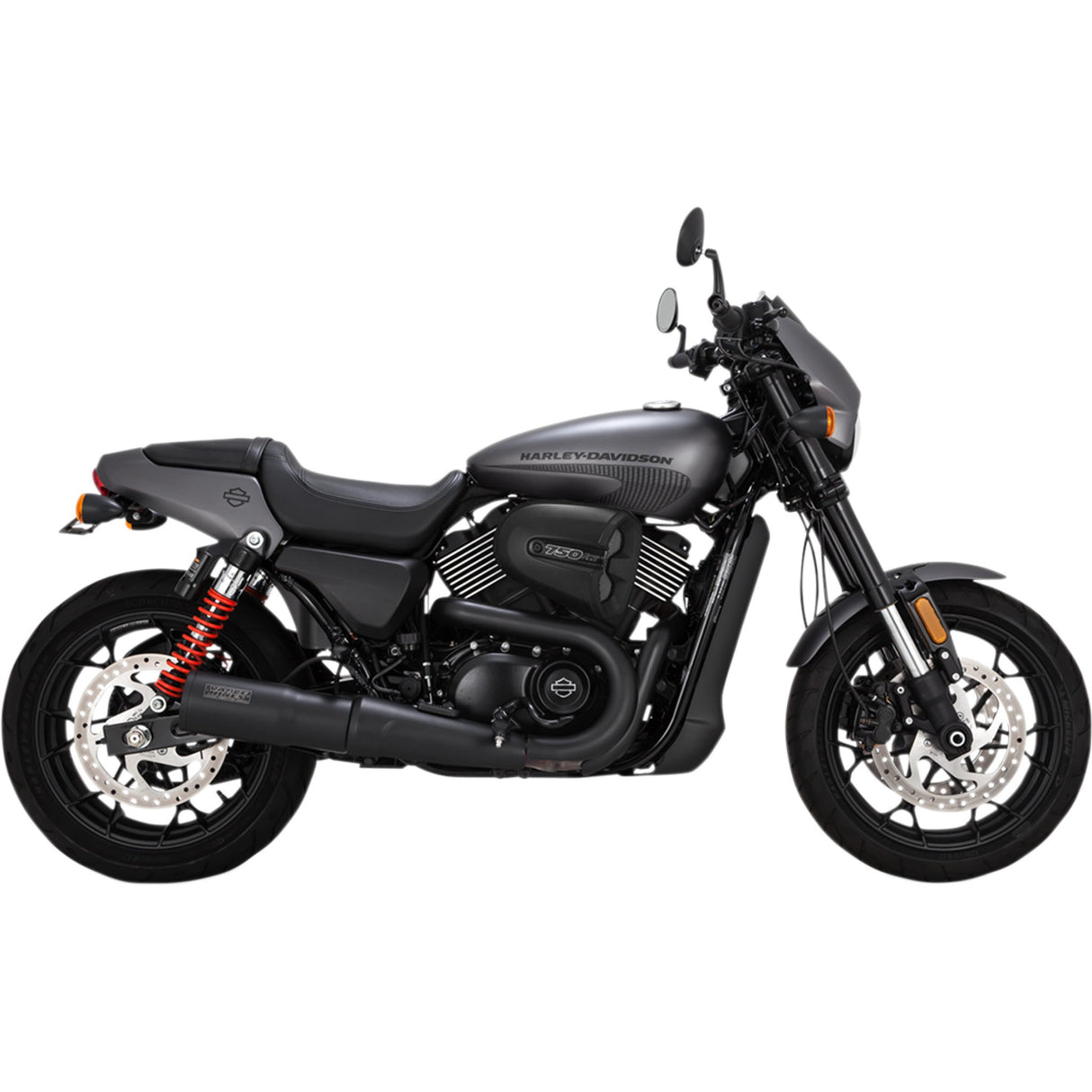 VANCE & HINES 1801-1233 47943 High Output Slip-On Muffler - Black High Output Muffler - XG/A
