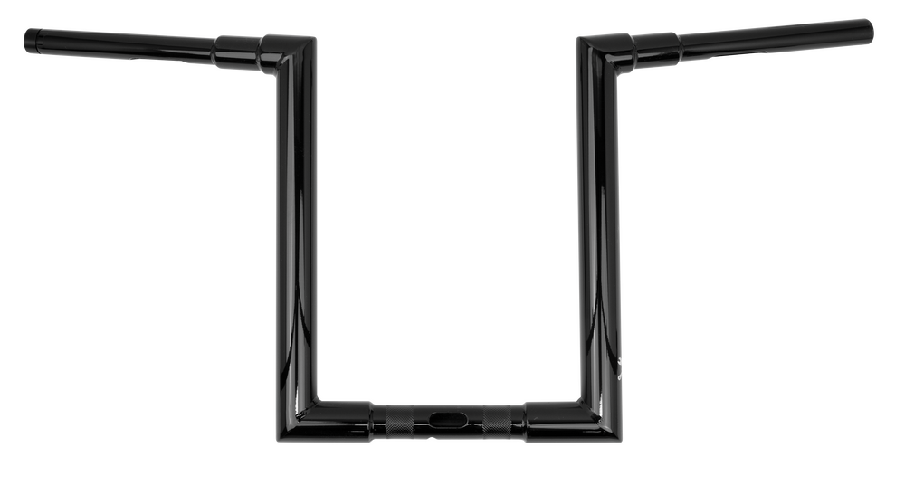 Burly Brand Jason 14" Bar 1.25" Clamp TBW Black - B12-6091B For Harley Road Glide 2015-2024