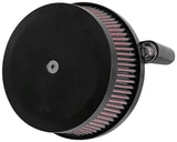 K & N Engineering 99+ Harley Davidson Street Metal Intake System Hammer Black - RK-3933B For Harley Motorcycles 1999-2017