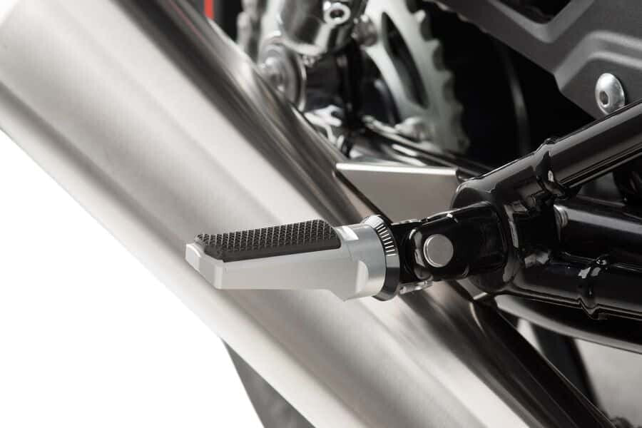 Puig Hi-Tech Parts Footpegs Sport Silver - 7318P For Ducati Motorcycles 2008-2020 | Honda Motorcycles 2000-2021 | Triumph Motorcycles 2008-2021