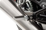 Puig Hi-Tech Parts Footpegs Sport Silver - 7318P For Ducati Motorcycles 2008-2020 | Honda Motorcycles 2000-2021 | Triumph Motorcycles 2008-2021