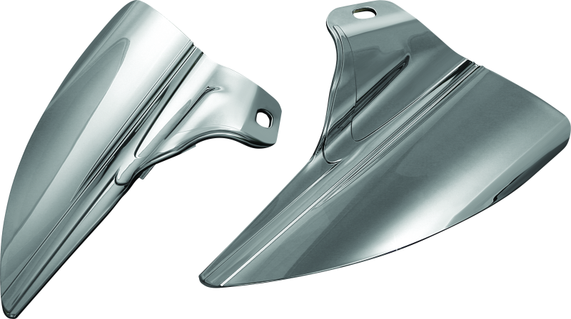 Kuryakyn 1316 Saddle Shields Heat Deflectors 09-Up Touring Smoke