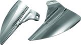Kuryakyn 1316 Saddle Shields Heat Deflectors 09-Up Touring Smoke