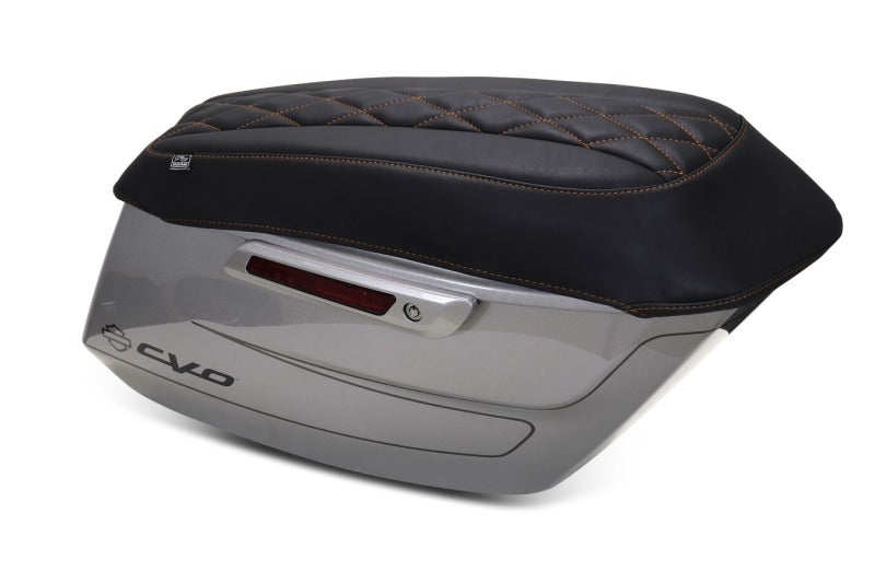 Mustang Motorcycle Mustang CVO Road Glide (ST) Deluxe Diamond Saddlebag Lid Covers - 88470MO For Harley Touring 2023-2026