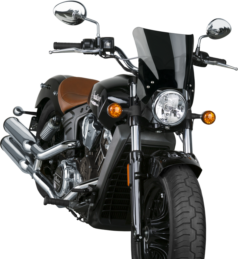 National Cycle 562-2854B N2839-002 MOHAWK WINDSHIELD DARK TINT BLACK HARDWARE