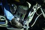 Kuryakyn 7187 Exhaust Port Fillers For Indian Black & Raw