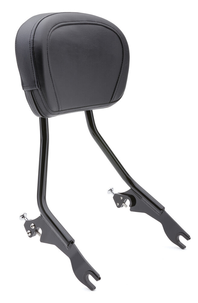 Cobra Detach Backrest Tall Black FLH FLT - 602-2000B For Harley Touring 2009-2026