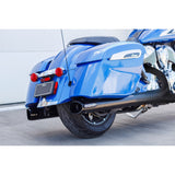 S&S Cycle 4" Broadhead Slip-On Mufflers Slash Cut Black - 550-1075 For Indian 2014-2022