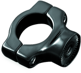 Kuryakyn 3116 Side Mount License Plate Holder Clamp 86-17 Softails Gloss Black