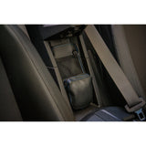 SHOW CHROME 3550-0397 H44-3BLUE Kaliber Rear Console Organizer Center Console Kaliber Organizer - Black with Blue Stitching