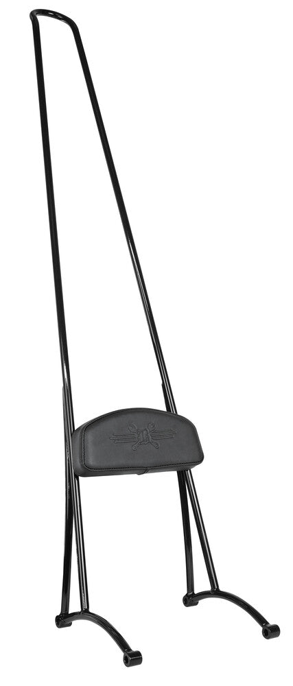 Burly Brand Stupid Tall Sissy Bar With Bar Black - B13-1507B For Harley Sportster 2004-2022 | Yamaha XL700A WaveVenture 2004