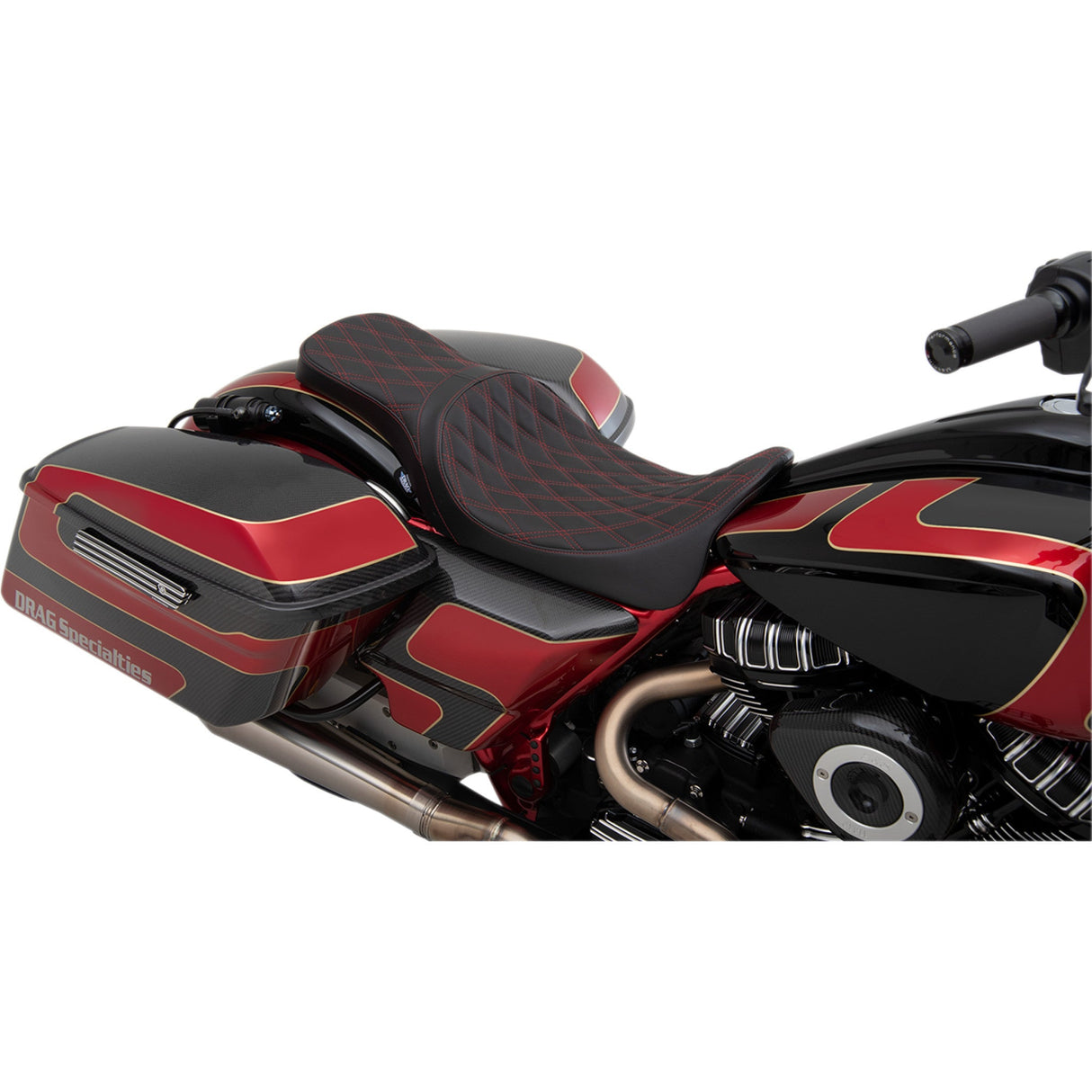 DRAG SPECIALTIES Predator 2-Up Seat - FL '08-'23
