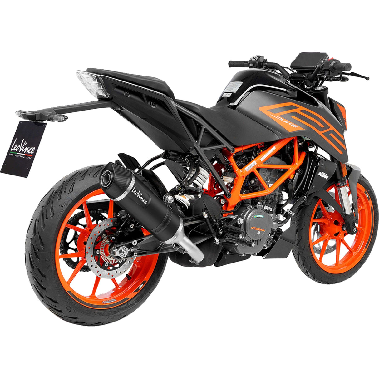 Leovince LV One Evo Muffler - 14393EBU KTM 125 Duke / 390 Duke 2021-2023