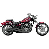 Cobra Speedster Swept 2-Into-2 Exhaust System - 2225B Yamaha XV19CX Raider / XV19C Raider 2008-2016