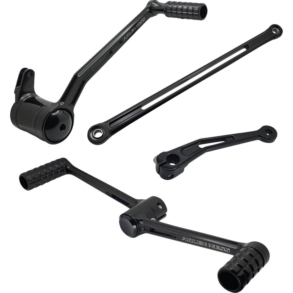 Arlen Ness SpeedLiner Foot Control Kit Black - 420-100 For Harley Touring 1999-2026