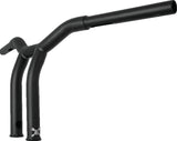 Burly Brand Dominator Raked Bar 10in Matte Black - B12-6051SB For Harley Dyna 1983-2024