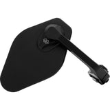 Gilles Tooling Stratos Handlebar End Mirror Stratos Side View Diamond Black Right Left Each - M03-02-BD BMW Motorcycles 2009-2025