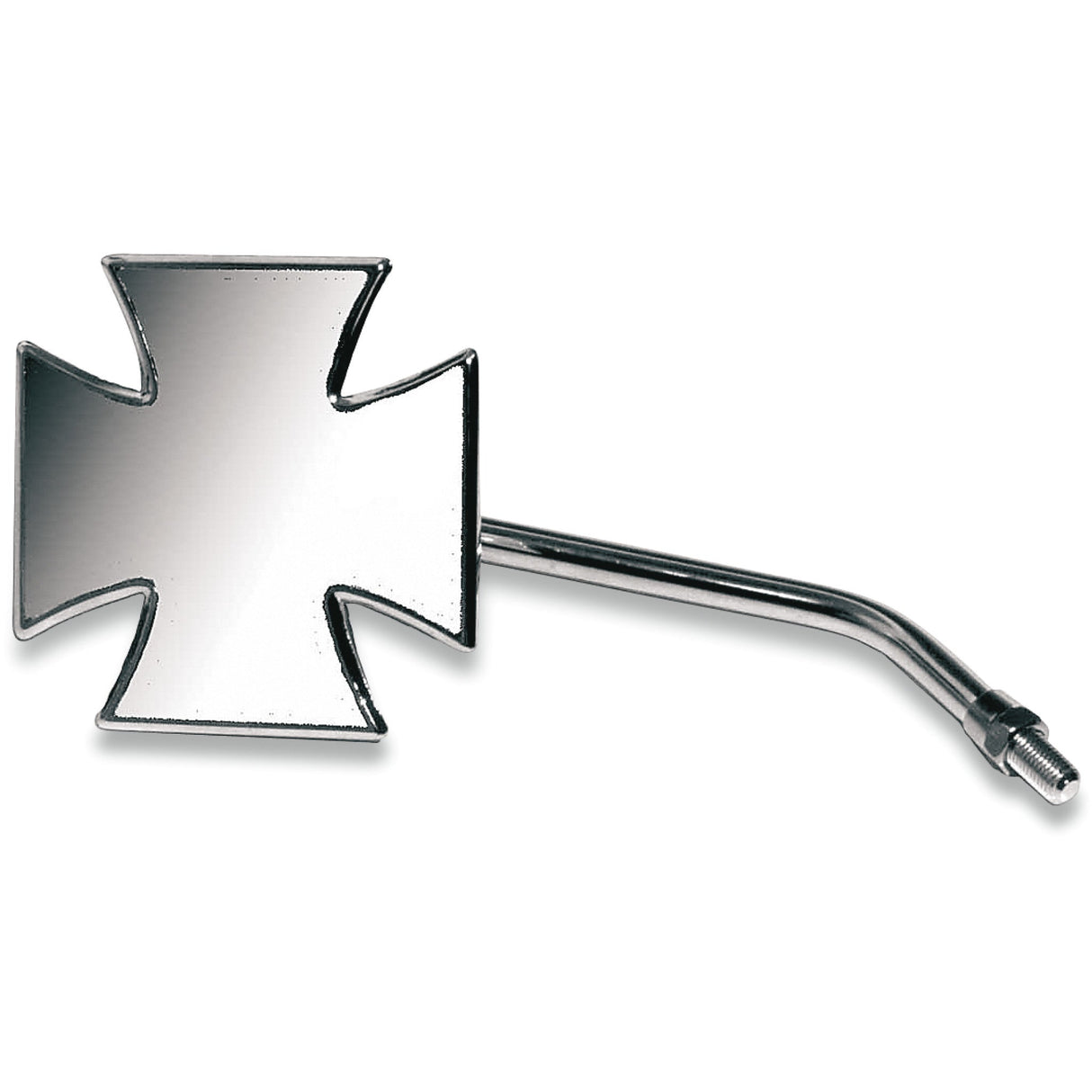 EMGO 0640-0291 20-34842A Maltese Cross Mirror Mirror - Maltese - Side View - Cross - Chrome - Left - For Euro/Japanese Models