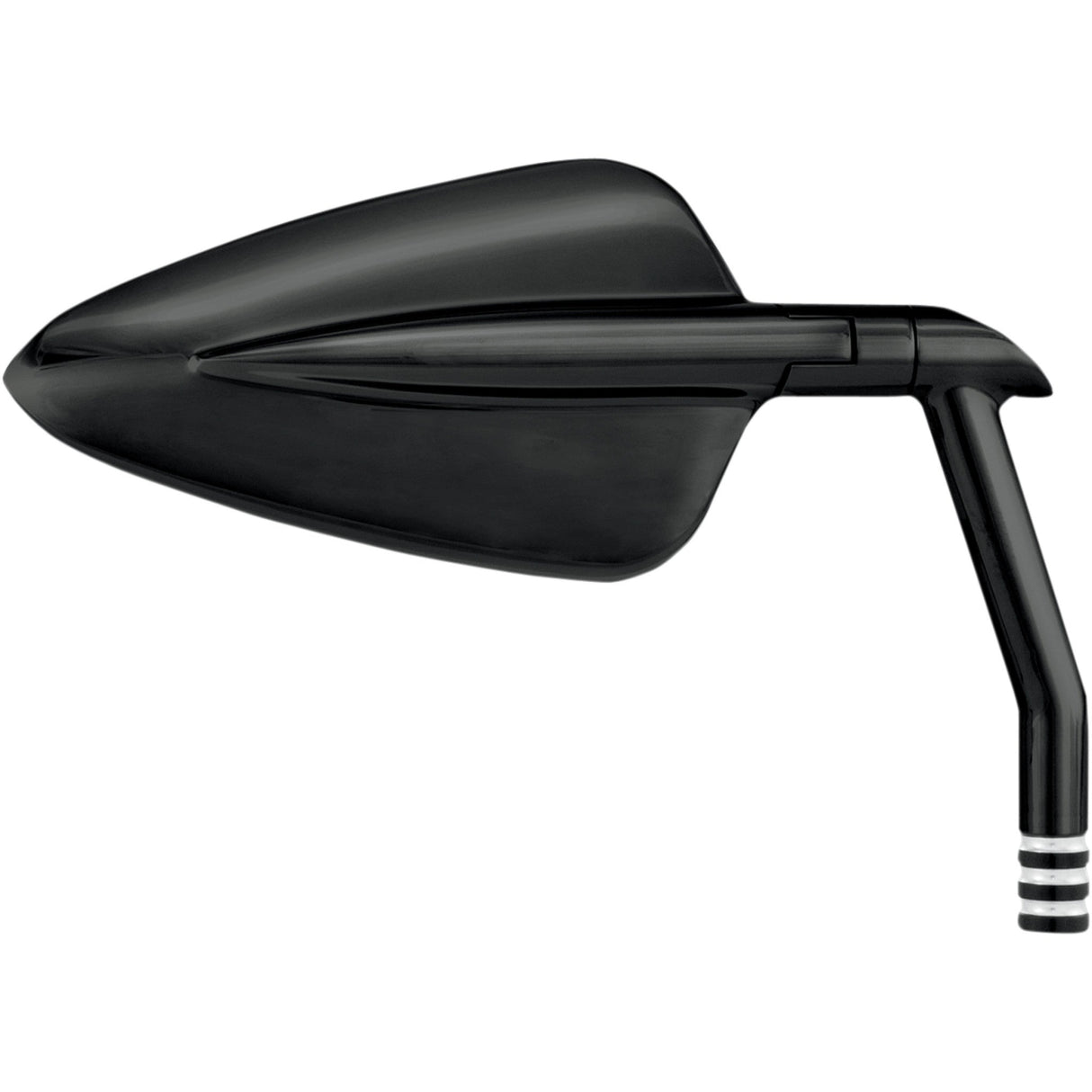 PERFORMANCE MACHINE (PM) 0640-0731 0064-2032-BM Vision Series Mirror - Arrow XL - Side View - Triangle - Black/Contrast Cut - Left/Right