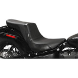 LePera Daytona 2-Up Seat Without Backrest Basketweave Black FX - LY-543BW For Harley Softail 2018-2023