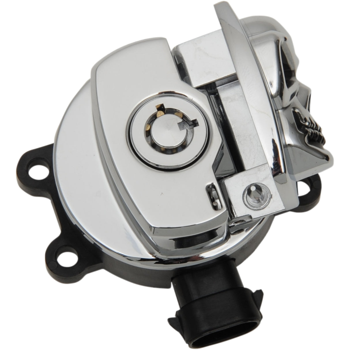 DRAG SPECIALTIES 2106-0420 Skull ignition Switch Ignition Switch - Skull - Chrome