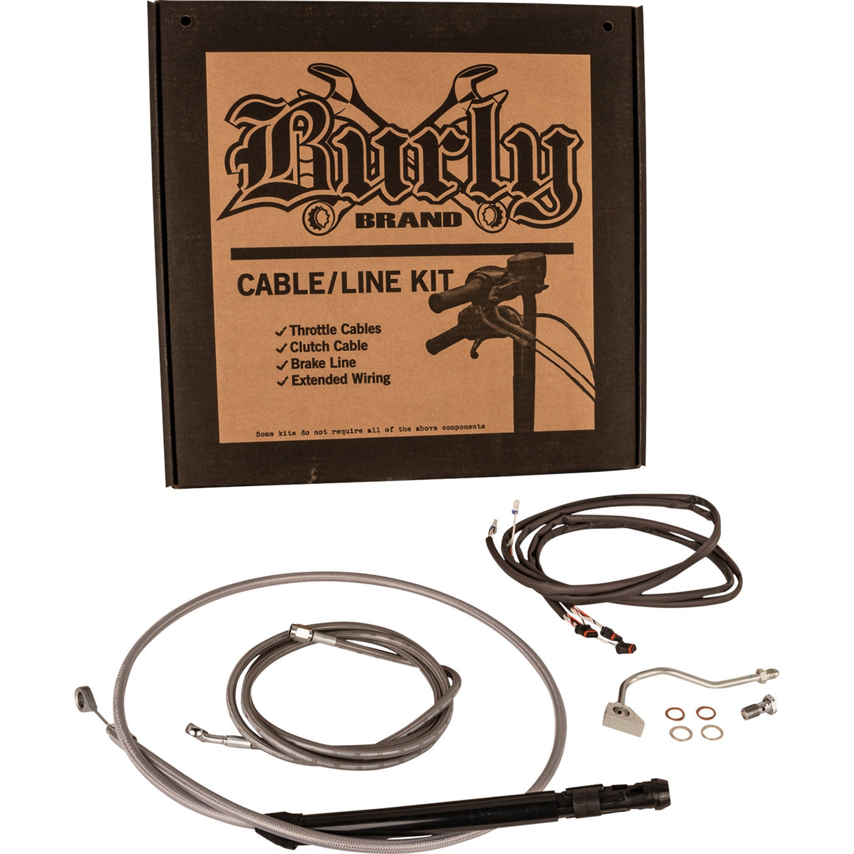Burly Brand Complete Cable Kit - B30-1317 For Harley Touring 2021-2025