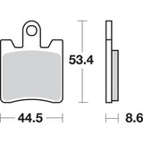 Sbs Brake Pad - 740HS Triumph Trophy 2013-2015