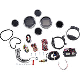 Dakota Digital Six-Gauge MLX Series Kit Chrome Bezel - MLX-8696 For Harley Touring 1999-2003