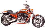 Tab Performance V-ROD Slash Cut Exhaust Pipes (NON-Baffled) Chrome For Harley -Rod / Screamin Eagle Rod 2007-2010
