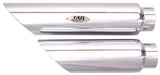 Tab Performance V-ROD Slash Cut Exhaust Pipes (NON-Baffled) Chrome For Harley -Rod / Screamin Eagle Rod 2007-2010