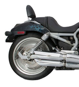 Tab Performance V-ROD Slash Cut Exhaust Pipes (baffled) Chrome For Harley -Rod / Screamin Eagle Rod 2007-2010
