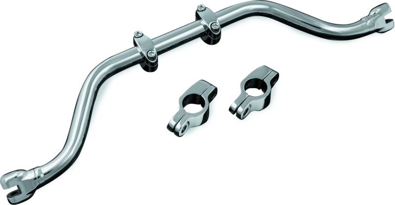 Kuryakyn 7502 Adjustable Mustache Bar For 86-17 Softail Chrome