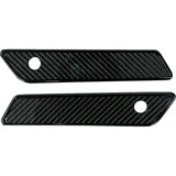 PRO-ONE Perf.mfg. Saddlebag Latch Covers Black Slim - 104725B For Harley Road Glide 2015-2023