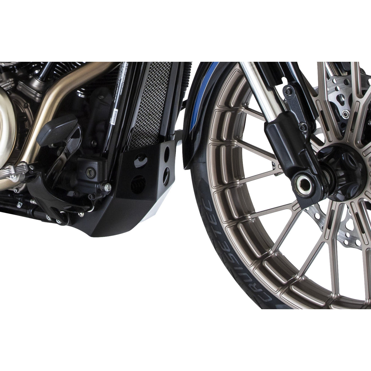 Speed Merchant Skid Plate Black Softail - SM-STSPBLK For Harley Motorcycles 2018-2020